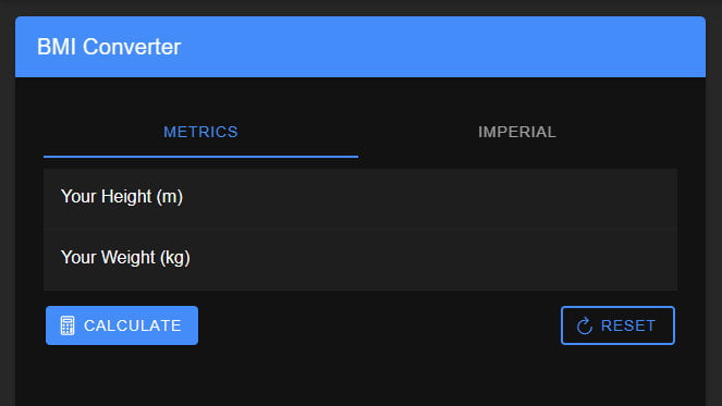 BMI - Body Mass Index Calculator - Calculator Hub