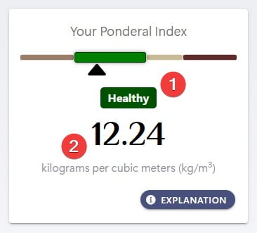 Ponderal Index - Results