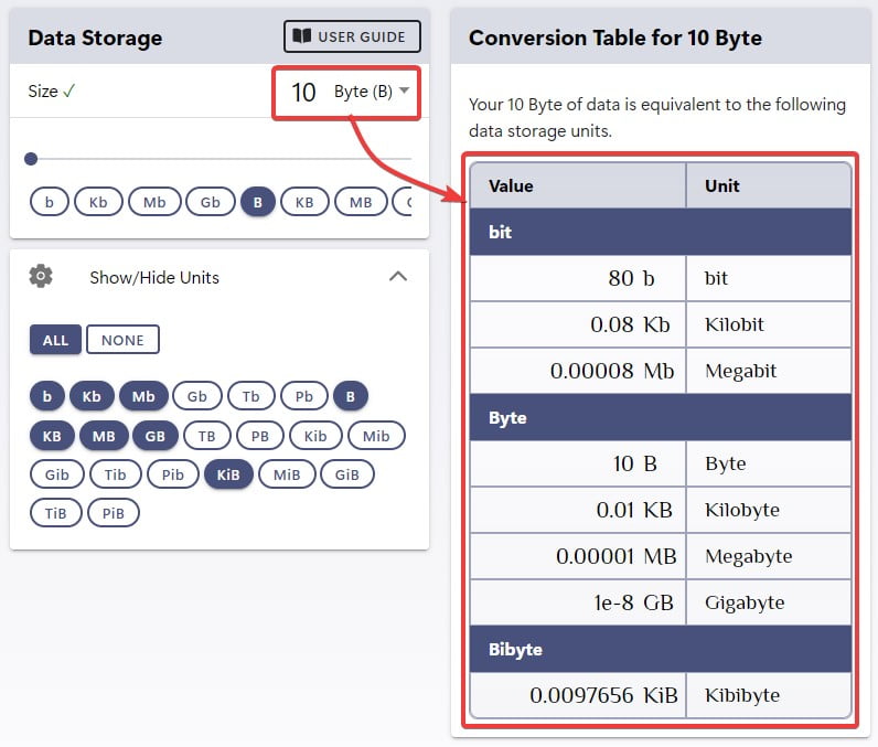 Data Storage Converter - Calculator Hub