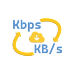 Kbps to KB/s Converter app icon