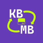 KB to MB Converter app icon