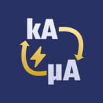 Kiloampere to Microampere (kA to µA) Converter app icon