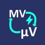 Megavolt to Microvolt (MV to µV) Converter app icon