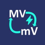 Megavolt to Millivolt (MV to mV) Converter app icon