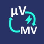 Microvolt to Megavolt (µV to MV) Converter app icon